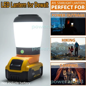 Hanging Lantern with 2 Modes Lights Fits For Dewalt 20V MAX Li-ion Battery - Picture 1 of 12