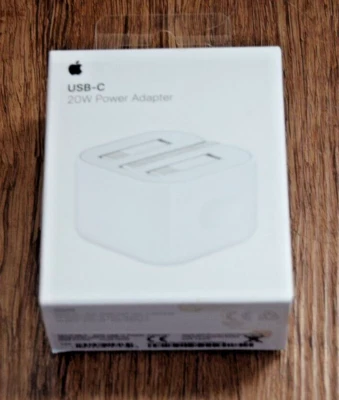 Brand New Genuine Apple 20W USB C Power Adapter A2344 - MHJF3B/A UK - Sealed - Image 1 of 4