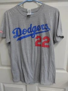 Vintage MLB SGA Los Angeles Clayton Kershaw # 22 Jersey T-Shirt Men Medium - Picture 1 of 6