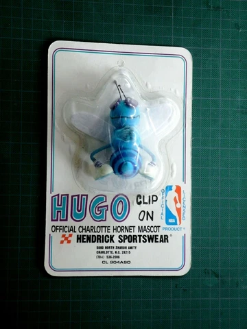 NBA Charlotte Hornets Official Mascot Hugo Clip On Toy Cover