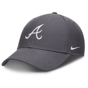 Nike Men's Dri-Fit Sweat Wicking MLB Atlanta Braves Club Adjustable Hat - M/L - Picture 1 of 4
