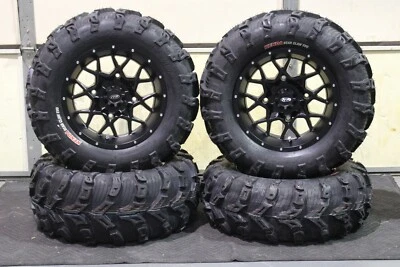 CAN AM OUTLANDER 500 26" BEAR CLAW EVO 14" HURRICANE ATV TIRE & WHEEL KIT CAN1CA - Image 1 of 4