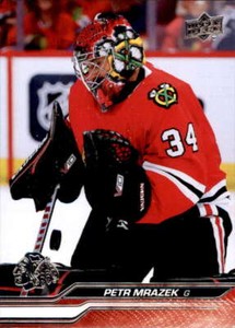 2023-24 Upper Deck Series 1 #40 Petr Mrazek Chicago Blackhawks
