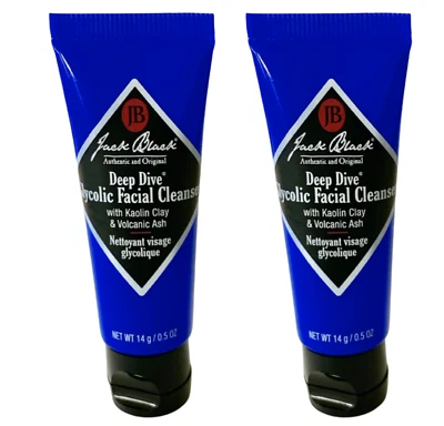 2x Jack Black Deep Dive Glycolic Facial Cleanser~NWOB~0.5 Oz~Travel deluxe - Image 1 of 4
