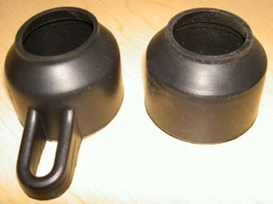 35mm Ceriani style brand new PAIR fork boots + built in cable guide 06903/06903A - Picture 1 of 1