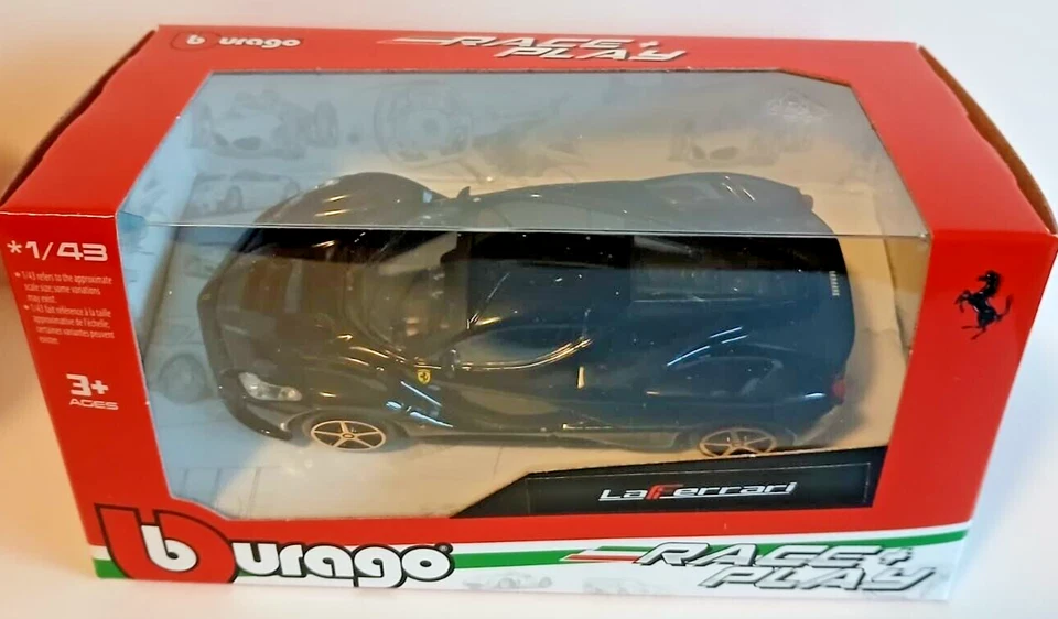 BURAGO RACE + PLAY Ferrari - LaFerrari - Nero - scala 1/43 - Immagine 1 di 1