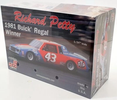 Salvinos 1/25 Scale Model Kit BAB1981D - 1982 Buick Regal Winner B.Allison - Image 1 of 4