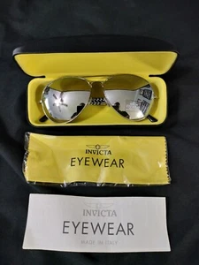 Nuevo Invicta Gafas Adulto Aviador Gafas de sol iew017-35 Hecho en Italia Estuche Tela - Imagen 1 de 12