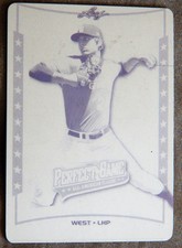 2014 Leaf Perfect Game Justin Hooper Black Printing Plate Card #1/1