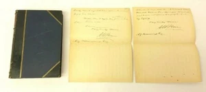 Rare Ailsa Gray Leather Case – First Edition, Autographed Letters, Geo Fenn Book - Picture 1 of 12