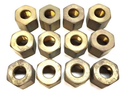 Unbranded 1/4" Brass Compression Nut [Lot of 12] NOS - Image 1 of 4