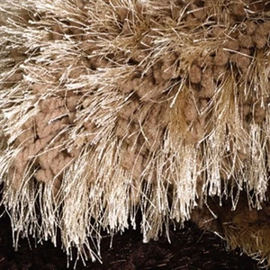 Mega Thick Shaggy Rugs In Beige  - 7cm Deep Plush Pile 200x290cm Large - Picture 1 of 2