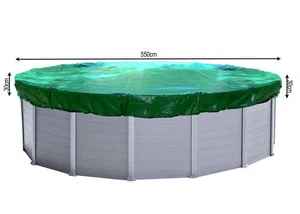 QUICK STAR Abdeckplane Pool Planenmaß 610 cm für Pools 500-550 cm Winterplane - Bild 1 von 10