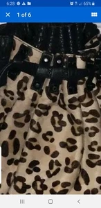 *RARE* Alexander Wang Leopard Black Fur Leather Diego Bucket Bag - Picture 1 of 8