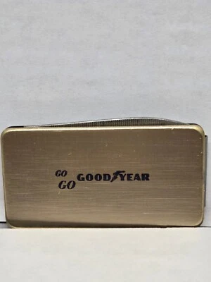 Clip para dinero Go Goodyear vintage y navaja de bolsillo de aproximadamente 2 pulgadas Foto 1 de 2