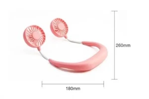 Portable Hanging Neck Sport Fan Lazy Neckband USB Rechargeable Personal Mini Fan - Picture 1 of 13