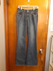 Paige Women's Flare Leg Jeans Blue Denim Wide Leg Size 26 - Picture 1 of 13