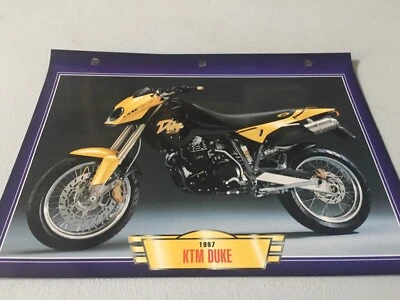 028 KTM 600 Duke 1997 Enchufe Colección Atlas Motos Desde Explicación - Imagen 1 de 2