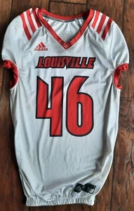 Camiseta de fútbol emitida por el jugador del equipo Adidas Louisville Cardinals S #46 práctica - Imagen 1 de 5