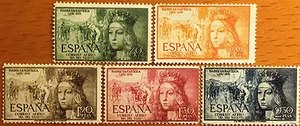ESPAÑA EDIFIL 1097/1101** V CENTENARIO DEL NACIMIENTO DE ISABEL LA CATOLICA - Imagen 1 de 1
