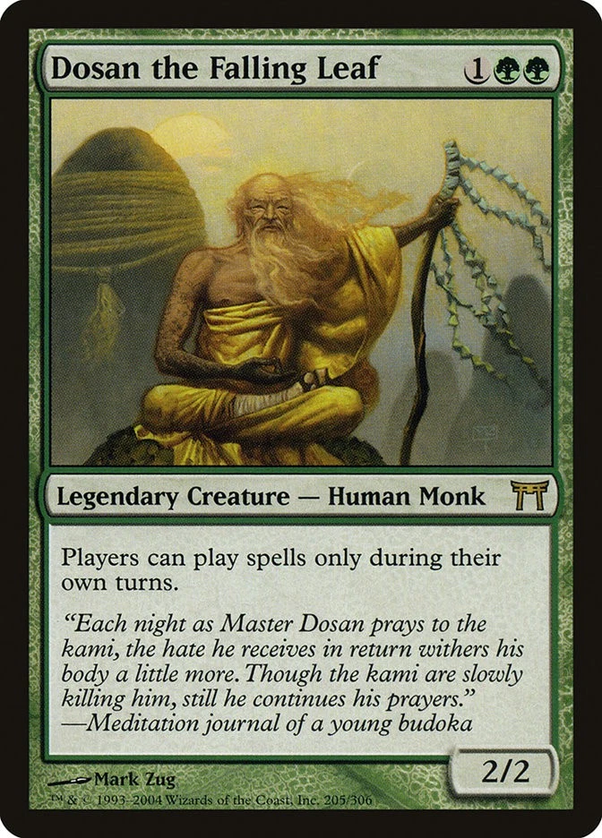 MTG Dosan the Falling Leaf  - Champions of Kamigawa #205 - Image 1 of 1