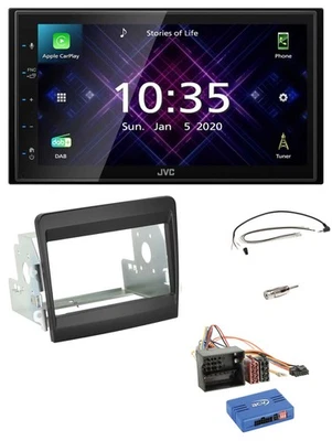 JVC DAB 2DIN Lenkrad Bluetooth USB Autoradio für Porsche Boxster 2012-2016 - Bild 1 von 4