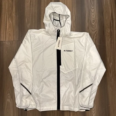 Chaqueta Adidas Terrex Xperior Light Windweave para hombre talla XL blanca cortavientos NUEVA Foto 1 de 4