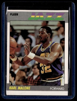 1987-88 Fleer #68 Karl Malone - Image 1 of 2