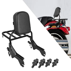 Passenger Sissy Bar Backrest with Luggage Rack For Harley FXLR FXLRST FLSB 2018+ - Bild 1 von 11