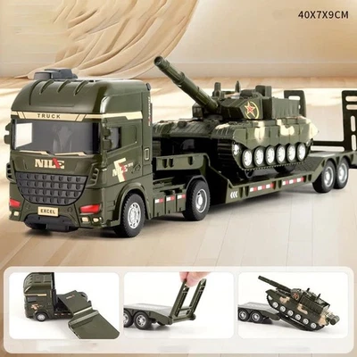 KOOLBITZ Army Military Truck Tank Playset Lorry Action Military Vehicle Model Toy Boys