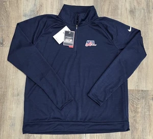 Neu mit Etikett Nike Dri-Fit Damen Gr. L USA Hockey Pacer Half Zip Pullover Jacke NEU - Bild 1 von 9
