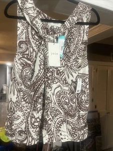 Joie Malta Silk halter blouse size large - Picture 1 of 9