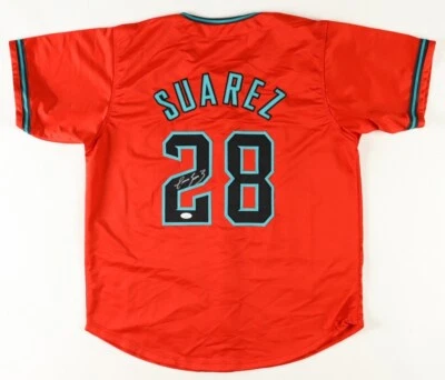 Eugenio Suarez Signed Arizona Diamondbacks Jersey (JSA COA) All Star 3rd Base - Image 1 of 4