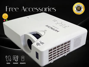 3200 Lumens 3LCD Projector 1080p for Gaming Golf Race Flight Simulator w/Bundle - Picture 1 of 10