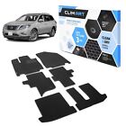 Clim Art Car Floor Mats All Weather Liners For 13-21 Nissan Pathfinder Black