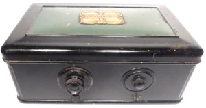 vintage early style ATWATER KENT #46 BREADBOX w/8 TUBES & POWER SUPPLY Untested - Picture 1 of 6