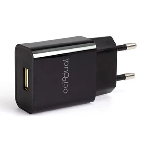 Caricabatterie per smartphone UE, 1 porta USB da 5 V, 2,1 A, 10 W, Nero, ST660 - Photo 1/7