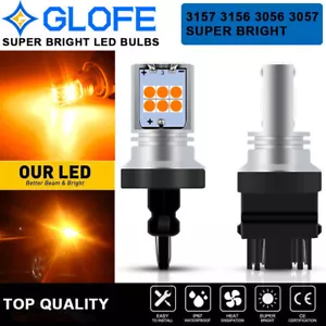 Luces de giro delanteras LED GLOFE 3157 4157 para GMC Sierra 1500 99-2013 ámbar - Imagen 1 de 7