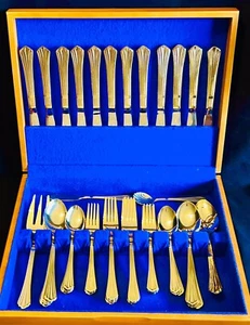 Hanford Forge H.F. LTD goldfarben Edelstahl Besteck Flair Griff Servieren 12-65 Stck. - Bild 1 von 19