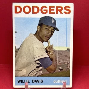 1964 TOPPS WILLIE DAVIS CARD NO:68 EXCELLENT CONDITION- Blank Box FREE SHIPPING - Picture 1 of 6