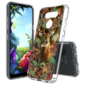 Buck Camo Slim Shockproof Hybrid Hard Cover Soft Bumper Case for LG Models - Picture 1 of 5