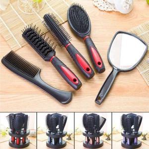 Women Hair Brush Set Massage Comb Lady Styling Salon Makeup Mirror ML - Picture 1 of 14