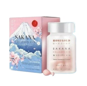 Lote 2024 ROSEGOLD SAKANA Colágeno x10 Life SOD Dipéptido Ceramida Zinc Brillante - Imagen 1 de 13