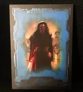 Star Wars 2016 Topps Masterwork Kylo Ren #41 Blue Parellel Base Card - Picture 1 of 2