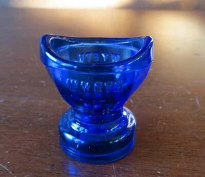 Wyeth Cobalt Blue Plastic 1 ¾” Eye Wash Cup - Picture 1 of 4
