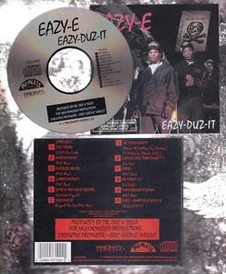 CD EASY-E Easy Duz It 1988 Original Ruthless label CDL57100 NWA Rap/Hip Hop - Picture 1 of 1