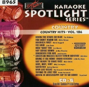SOUND CHOICE KARAOKE COUNTRY HITS #186 cdg CD+G SC8965 HARD TO FIND - 15 SONGS - Picture 1 of 2