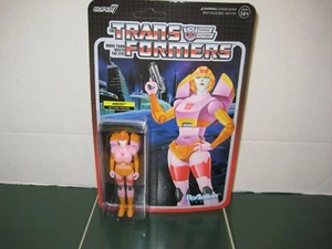 Super 7 Transformers Arcee Actionfigur Pink und Orange UNPUNCHED Card NEU - Bild 1 von 1