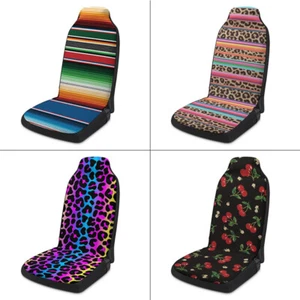 Car Seat Cover Auto Cloth Front Seat Cover Cushion Protector Universal Striped - Picture 1 of 20