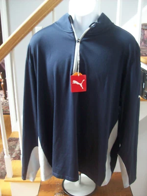 Chaqueta Puma p3s Golf Pull Over 1/4 Cremallera. XXL Nuevo con Etiquetas. BONITO Foto 1 de 4